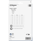 BOSCH Set PRO Template Guide Metric pentru freze, 9 buc.