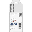 BOSCH Set de burghie PRO HEX-5, 4x100, 5x100, 6x100, 8x150, 10x150 mm, 5 buc.