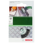 BOSCH Perii-oală pentru maşini de găurit – sârmă ondulată, 50 mm