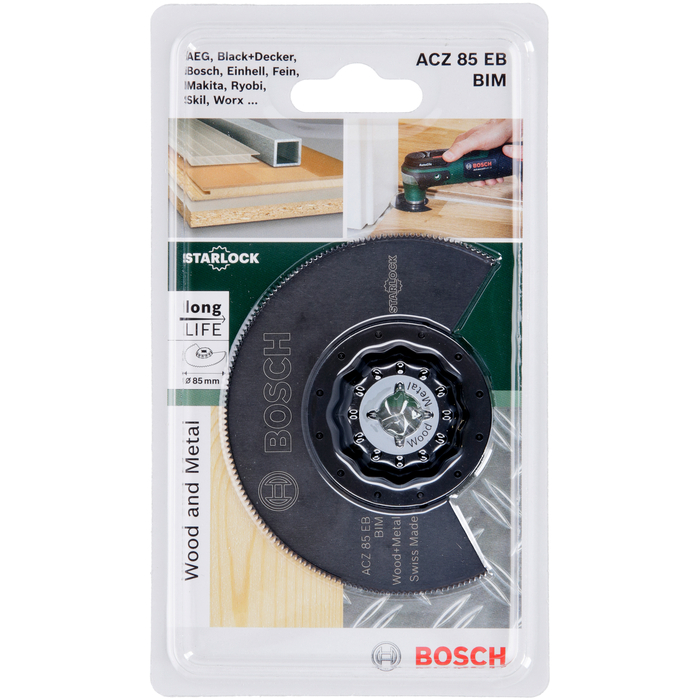 BOSCH Pânză de ferăstrău segmentată BIM ACZ 85 EB Wood and Metal