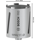 BOSCH Carotă diamantată pentru găurire uscată G 1/2