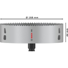 BOSCH Carotă PRO Multi Material PC Plus, 168 mm