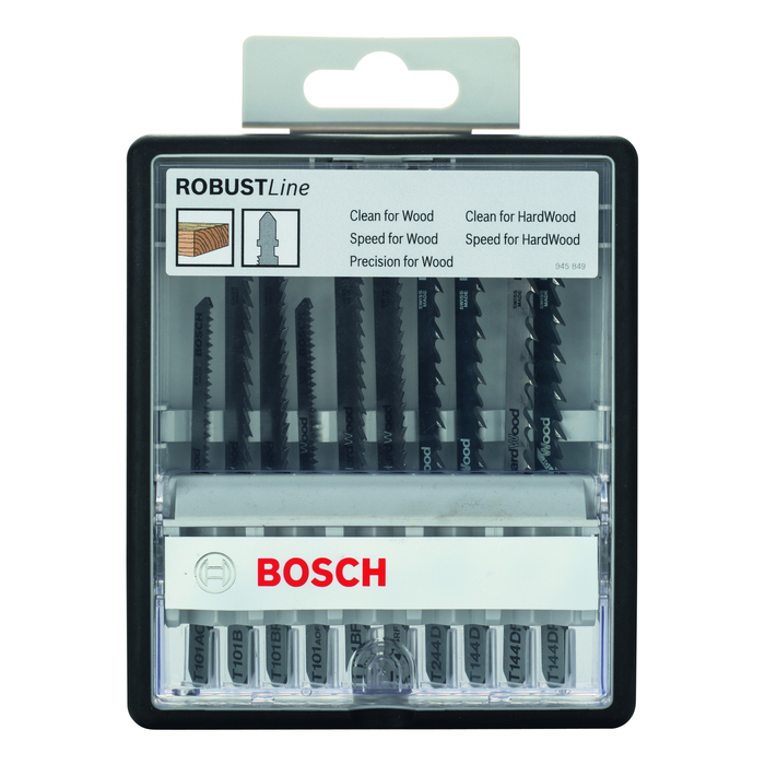 BOSCH Caseta 10 pânze Robust Line pentru lemn