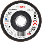 BOSCH Disc de șlefuire evantai X-LOCK X551, Expert for Metal