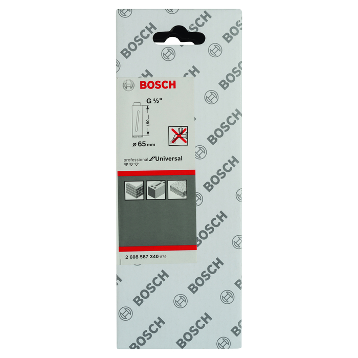BOSCH Carotă diamantată pentru găurire uscată G 1/2"