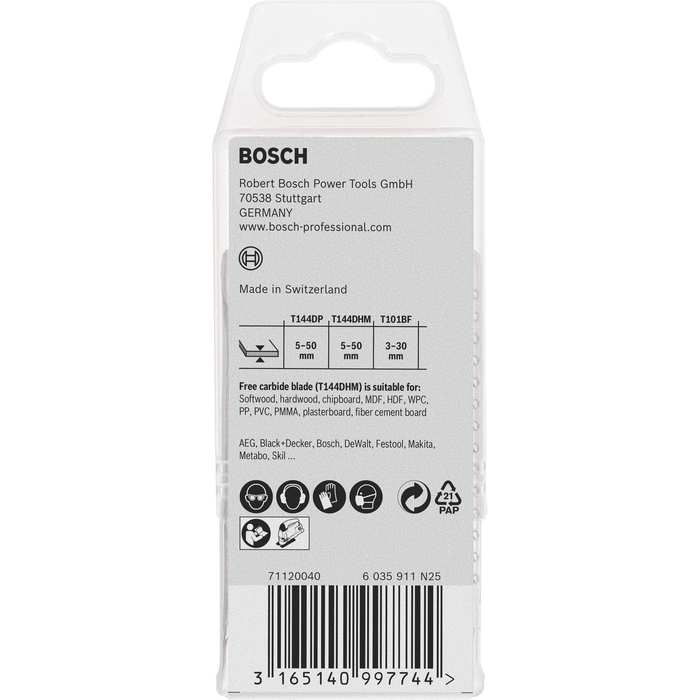 BOSCH Set 15 panze Mix for Wood 100 mm