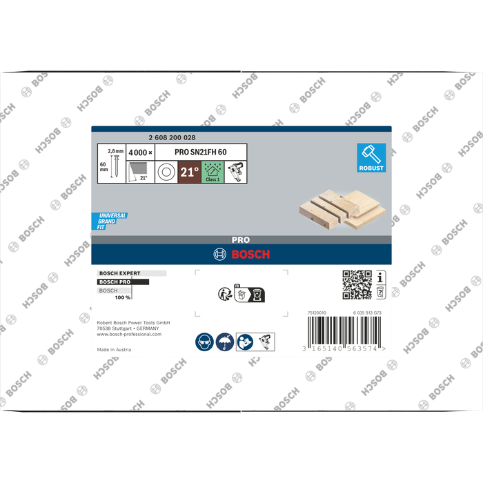 BOSCH Cuie în linie cu cap rotund SN21RK 75