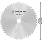 BOSCH Pânză de ferăstrău circular Optiline Wood