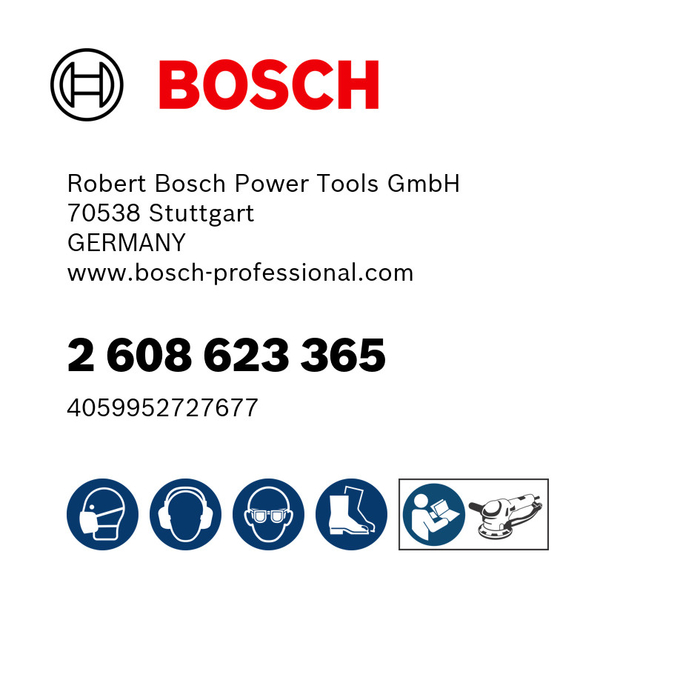BOSCH Set 2 bureți de lustruit, 125 mm, fin