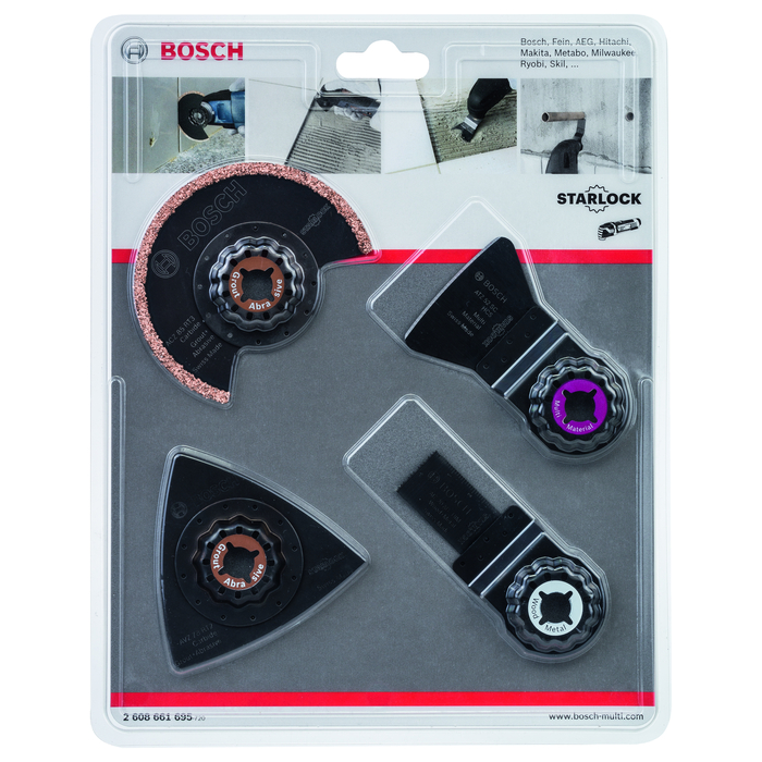 BOSCH Set 4 accesorii pentru faianţă