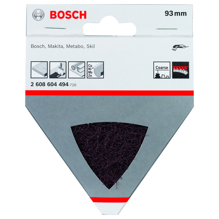 BOSCH Foaie abraziva, 93 mm, R100