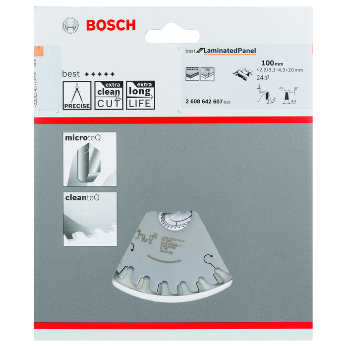 BOSCH Pânză incizoare conică Best for Laminated Panel