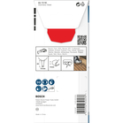 BOSCH Pânză pentru scule multifuncționale PRO ALI 12 SC, 4 x 12 mm