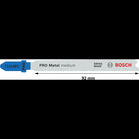 BOSCH Set de 2 pânze de fierăstrău vertical PRO Metal medium T121AFC 92 mm