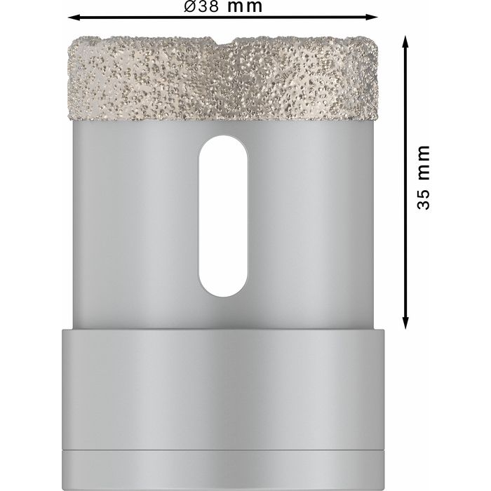BOSCH Carotă diamantată Dry Speed, Best for Ceramic cu X-LOCK