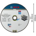 BOSCH Set 25 discuri de tăieri drepte, Expert for Inox