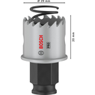 BOSCH Carotă PRO Sheet Metal PC Plus, 29 mm