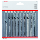 BOSCH Set 10 panze Clean for Wood