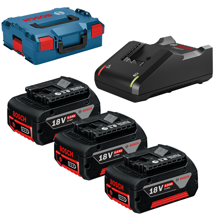 BOSCH Set acumulatori 18V