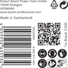 BOSCH FOAIE ABRAZIVA C470,100x150mm,P120