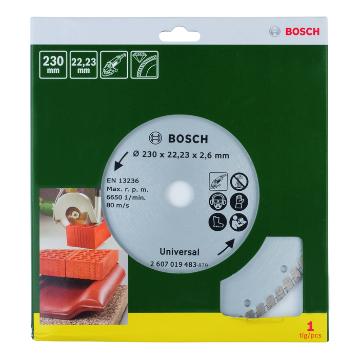 BOSCH DISC DIA TURBO 230MM