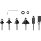BOSCH Set 6 freze HM tija 1/4