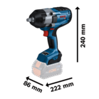BOSCH GDS 18V-1000 (SOLO)