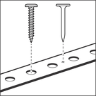 BOSCH Bandă metalică PRO FMS-19, 10 m x 19 mm
