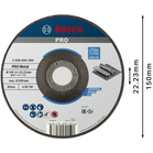 BOSCH Set 10 discuri de șlefuire, Expert for Metal