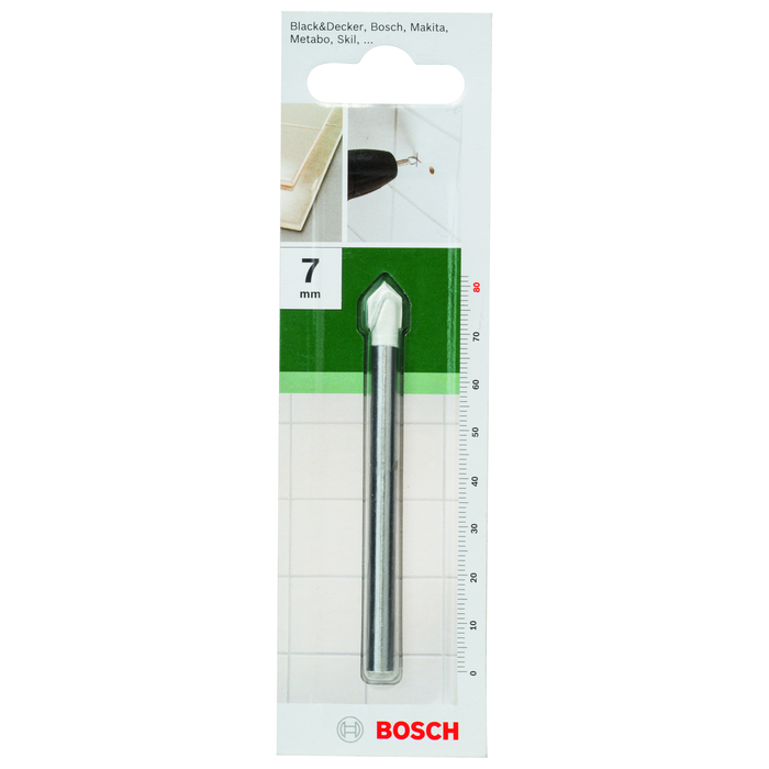 BOSCH Burghiu placi ceramice Ø7 x 80 mm