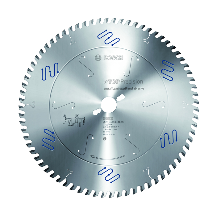 BOSCH Pânză de ferăstrău circular Top Precision Best for Laminated Panel Abrasive