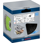 BOSCH Perie sârmă oală ondulată cu X-LOCK, Clean for Inox