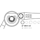 BOSCH Apărătoare de aspirare cu perie circulară