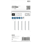 BOSCH Set de 5 pânze de fierăstrău vertical PRO Metal thick T121BFC 92 mm
