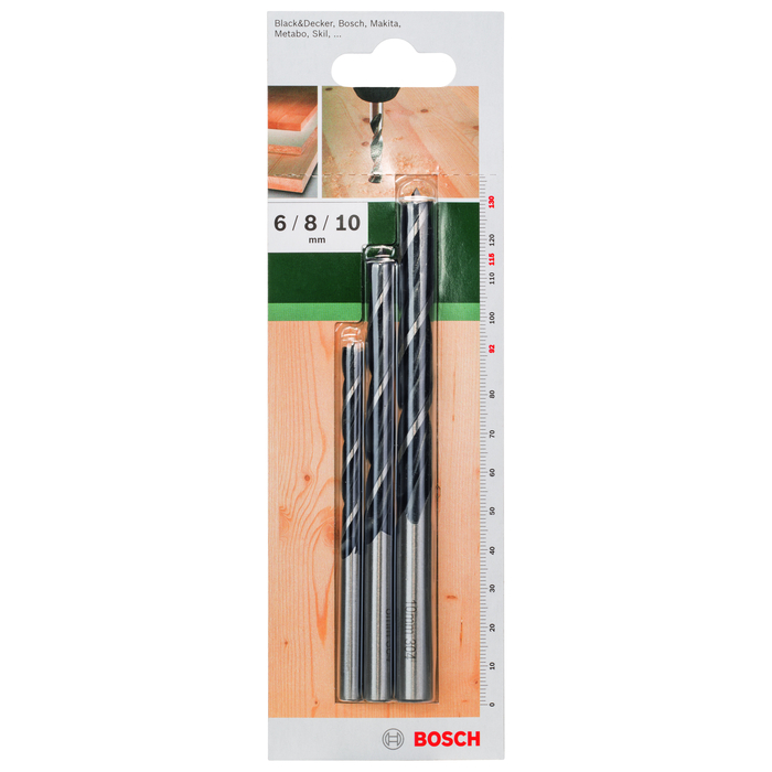 BOSCH SET 3 BURGHIE LEMN
