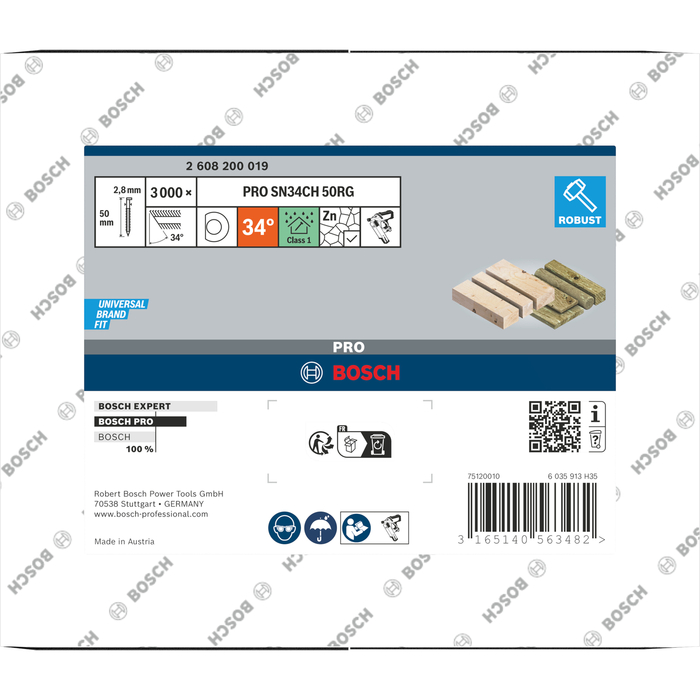 BOSCH Cuie în linie cu cap D SN34DK 75RG