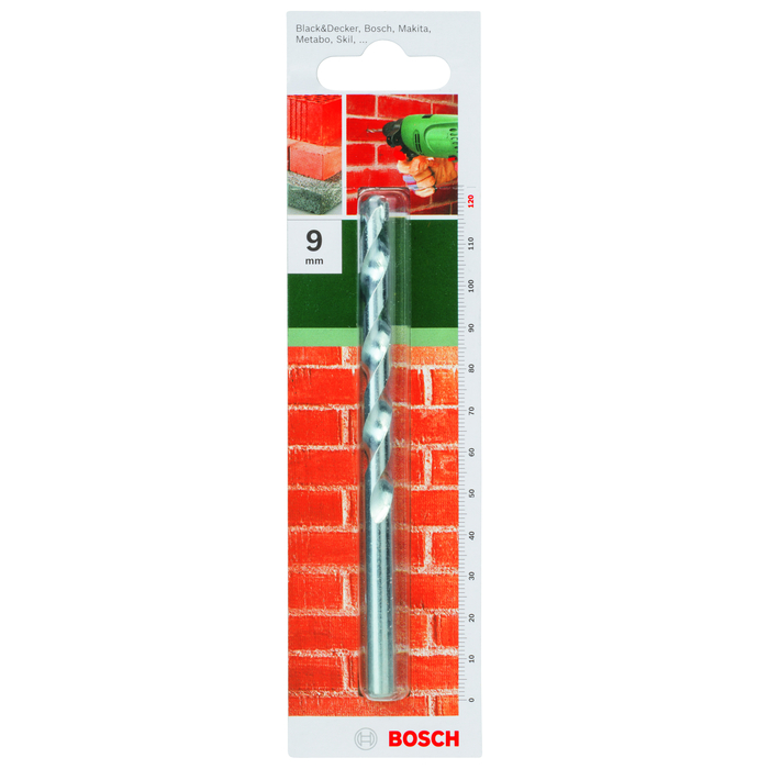 BOSCH Burghiu pentru piatră conform ISO 5468D= 9,0 mm; L= 120 mm