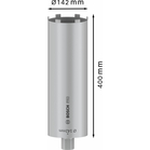 BOSCH Carotă diamantată pentru găurire uscată 1 1/4