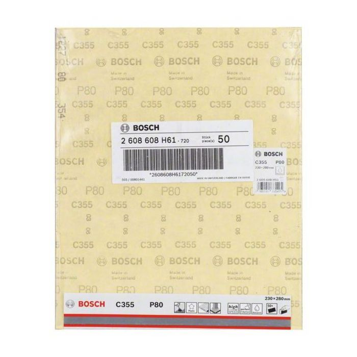 BOSCH Set 50 foi abrazive C355