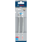 BOSCH Set de 2 pânze de fierăstrău vertical PRO Multi Material thick and thin T345XF, 132 mm