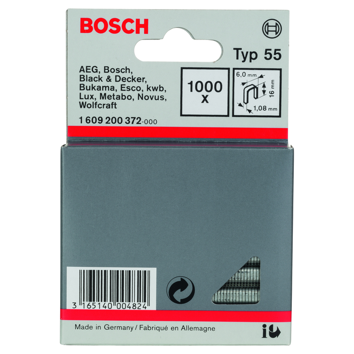 BOSCH Capse cu spate îngust tip 55