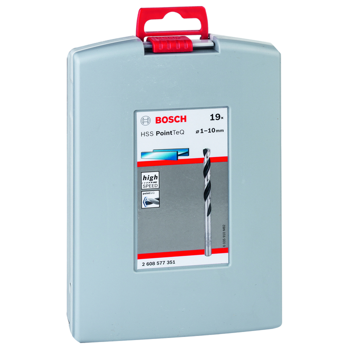BOSCH Set 19 burghie HSS PointTeQ ProBox