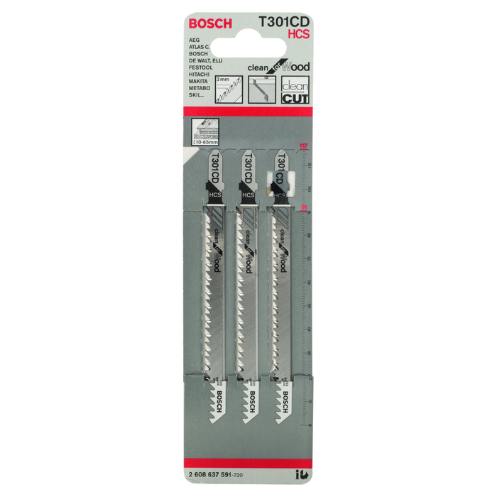 BOSCH Pânză pentru ferăstrău vertical T 301 CD