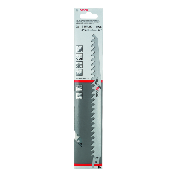 BOSCH Pânză de ferăstrău sabie S 1542 K