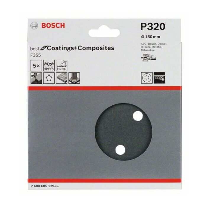 BOSCH Set 5 foi de șlefuit