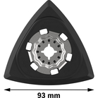 BOSCH Accesoriu pentru scule multifuncționale PRO AVZ 93 G, 93 mm