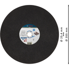 BOSCH Set 10 dicuri taiere pantru cale ferata 355x4x25.4 mm