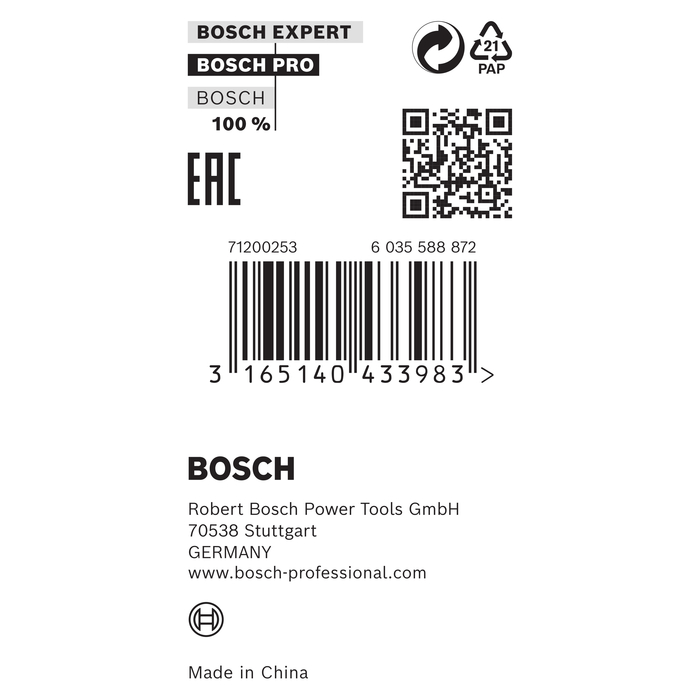 BOSCH Inel de reducţie pentru pânze de ferăstrău circular