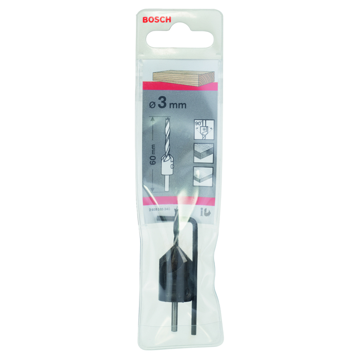 BOSCH Burghiu pentru lemn cu zencuitor