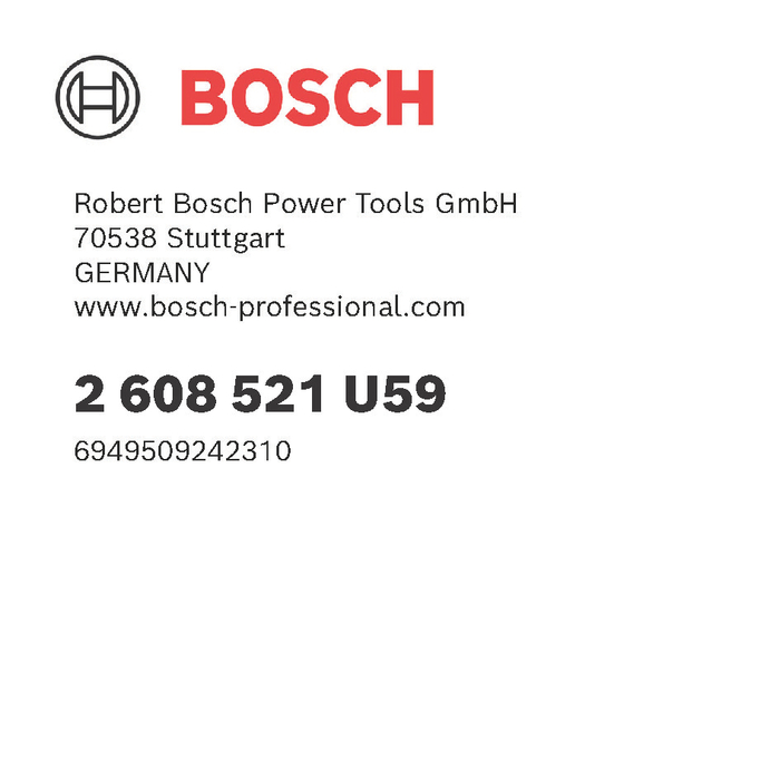 BOSCH Set 5 biți, de PRO Impact H